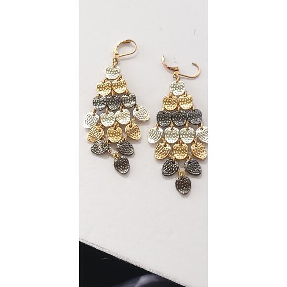 Multi-tone Chandelier Earrings - Picture 3 of 13